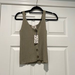 NWT Hippie Rose Sweater Tank